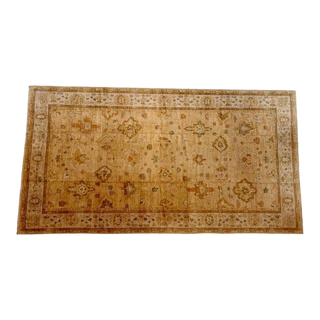1980s Oushak Carpet , 11'7" X 21'10" For Sale
