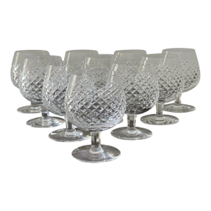 Set of 10 Waterford Alana Brandy Snifters