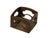 Wood Natural Light Wood Polished Square Openwork Display Stand Holder For Sale - Image 7 of 7
