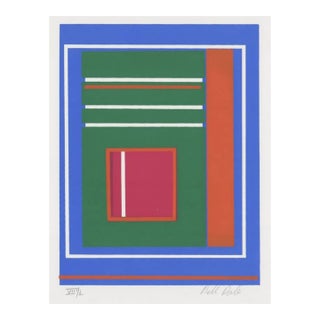 1970s Bill Dale Geometric Serigraph For Sale