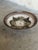 Mid-Century Modern Stoneware Deep Fruit Bowl Brown Green Geometric Ceramic Decorative Basin 1960s For Sale - Image 3 of 10