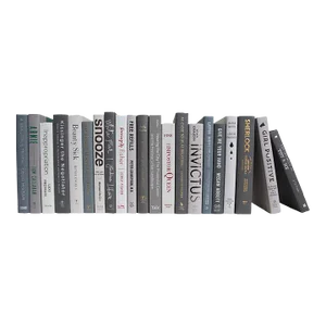 Decorative Books - Granite Books - Grey Books By The Foot