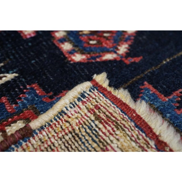 Antique Afshar Rug 3'6'' x 3'10'' For Sale - Image 9 of 10