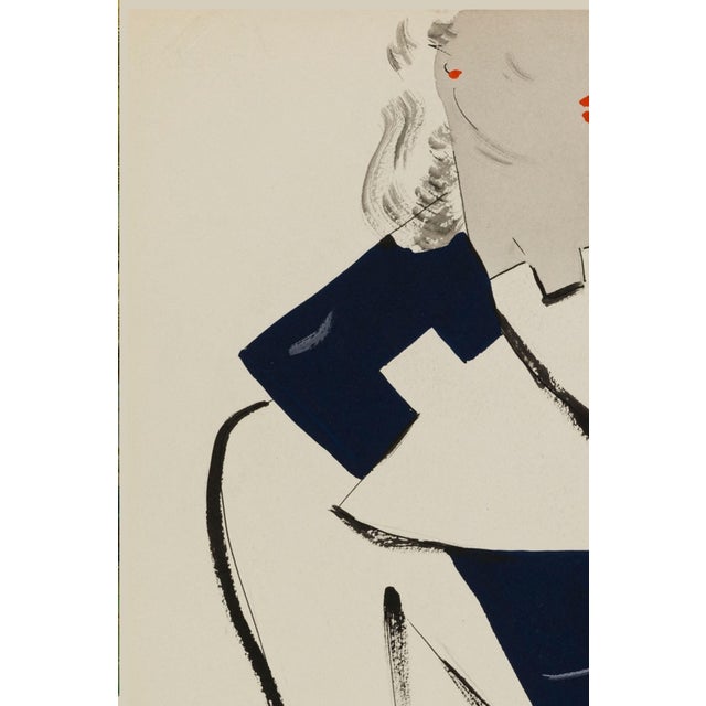Not Yet Made - Made To Order Vintage French Fashion Art Print – Hollywood Regency Decor, 12" X 16" For Sale - Image 5 of 9