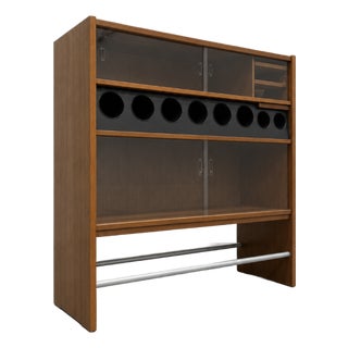 Mid Century Modern Danish Teak Dry Bar Cabinet by Poul Heltborg, C. 1960’s For Sale