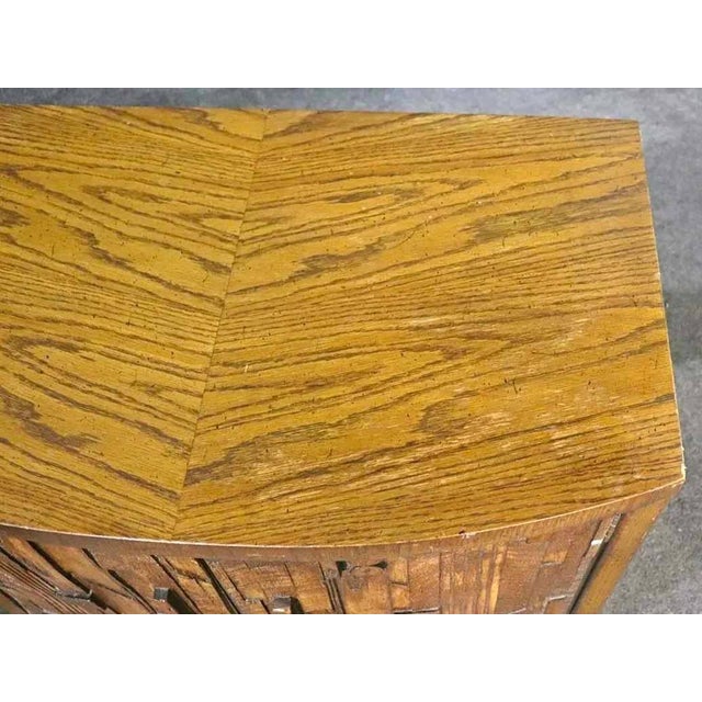 Mid 20th Century Mid 20th Century Brutalist Nightstands by Lane Furniture - 2 Pieces For Sale - Image 5 of 9