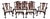 Set of 10 Mahogany Chippendale Dining Chairs For Sale
