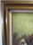 Textile Signed Vintage Oil on Canvas Cottage Landscape Painting For Sale - Image 7 of 9