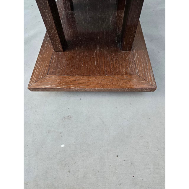 1980s Three Tiered Macassar Side Table For Sale In Los Angeles - Image 6 of 9