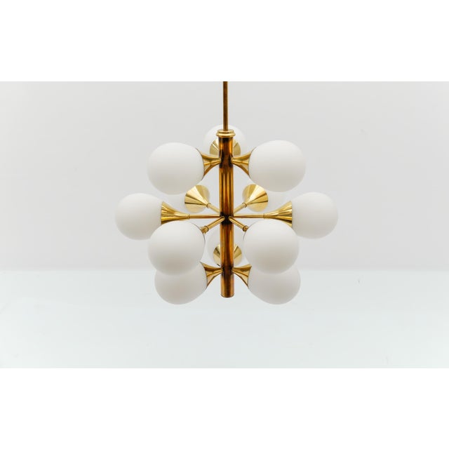 Large Mid-Century Modern Sputnik Lamp from Kaiser Leuchten, Germany 1960s For Sale - Image 4 of 13