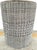 Modern Made Goods Modern Hand Woven Gay Suede Ellington Stool For Sale - Image 3 of 3