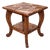 Antique Japanese Carved Fruitwood Side Table from Liberty of London, 1930s For Sale