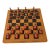 Vintage Brazilian Handmade Checkers Set Made by Vitalino Neto For Sale