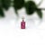 Red Ruby Pendant in Solid 14k Gold, Emerald Cut 6x4mm - Solitaire Pendant For Sale - Image 4 of 8