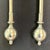 Antique Pair of Ball End Silver Salt Spoons by George Sharp For Sale In Philadelphia - Image 6 of 9