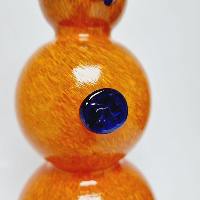 Bohemian Glass Snowman Figure, 1970s For Sale - Image 11 of 16
