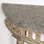 Early 20th Century Swedish Painted Demilune Wall Console With Marble Top For Sale - Image 4 of 13