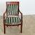 19th Century 19th Century French Directoire Period Striped Velvet Fauteuil For Sale - Image 5 of 12