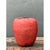 This vintage decorative apple is a plump, sculptural fruit modeled in plaster and finished in a rich, chalky red. The form...