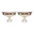 1880s Ferdinand Bing & Co. Hand Decorated French Porcelain Tazzas ~ a Pair For Sale