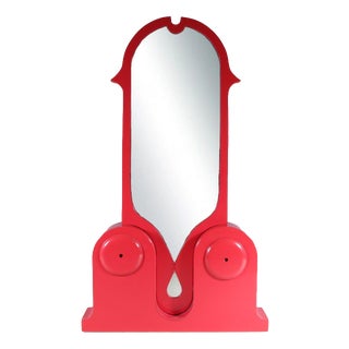 Rendez Vous Mirror by Nazareno Noja for Studio Alchimia, Italy, 1976 For Sale