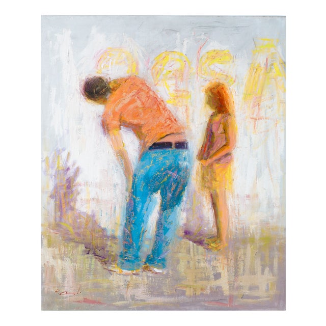 Renato Criscuolo, Graffiti, Oil on Canvas, 2009 For Sale