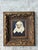 Bronze Vintage Framed Portrait Painting of a Woman For Sale - Image 8 of 13
