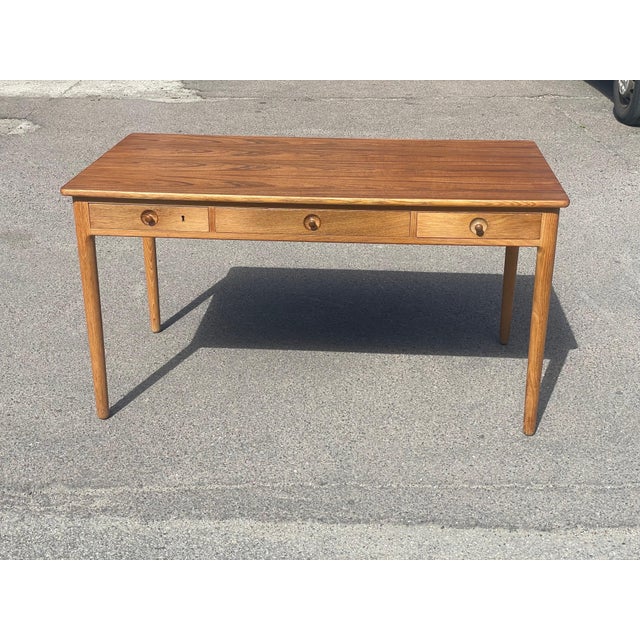 Oak Desk by Hans Wegner for Andreas Tuck, Denmark, 1953 For Sale - Image 10 of 11
