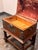 Wood Spanish Baroque Dome Top Trunk + Stand, Antique For Sale - Image 7 of 12