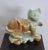 Antique Jade Green Alabaster Cat Sculpture Buddhist Temple For Sale - Image 4 of 12