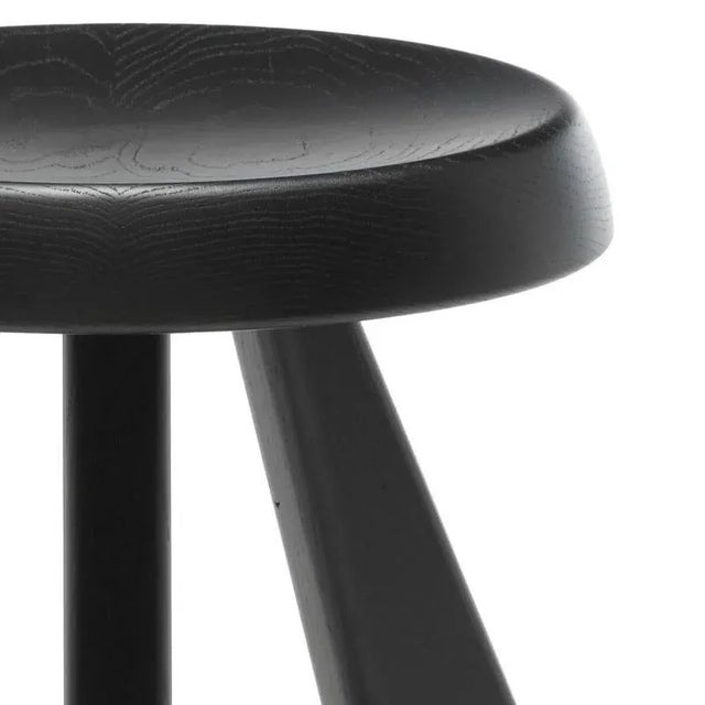 Cassina Meribel Wood Stool by Charlotte Perriand for Cassina For Sale - Image 4 of 15