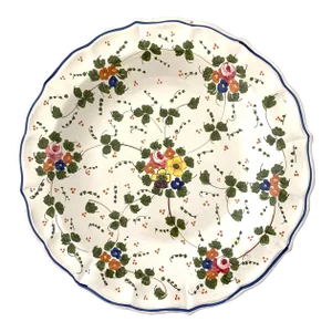Vintage Italian Ceramic Hand Painted Botanical Serving Tray