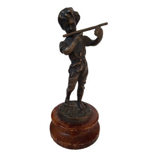 The Young Pied Piper, 1900, Bronze For Sale
