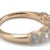 14k Rose Gold Five Across Half Eternity 1.38ct Lab Grown Diamond Wedding Band For Sale - Image 9 of 9