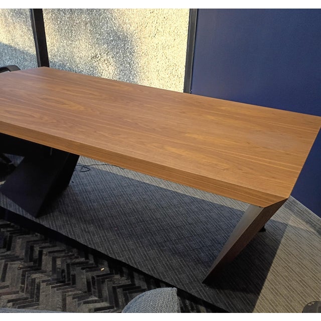 Modern Contemporary Nasdaq Desk 102 In For Sale - Image 3 of 5