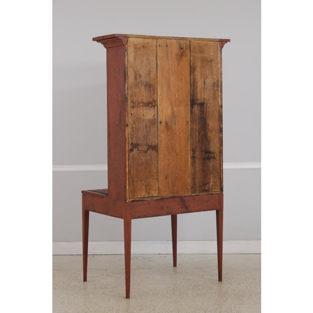 Country Paint Decorated Primitive Plantation Desk For Sale - Image 16 of 16