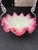Pink Cranberry Pink Silvercrest Ruffled Uranium Glass Antique Brides Basket For Sale - Image 8 of 9