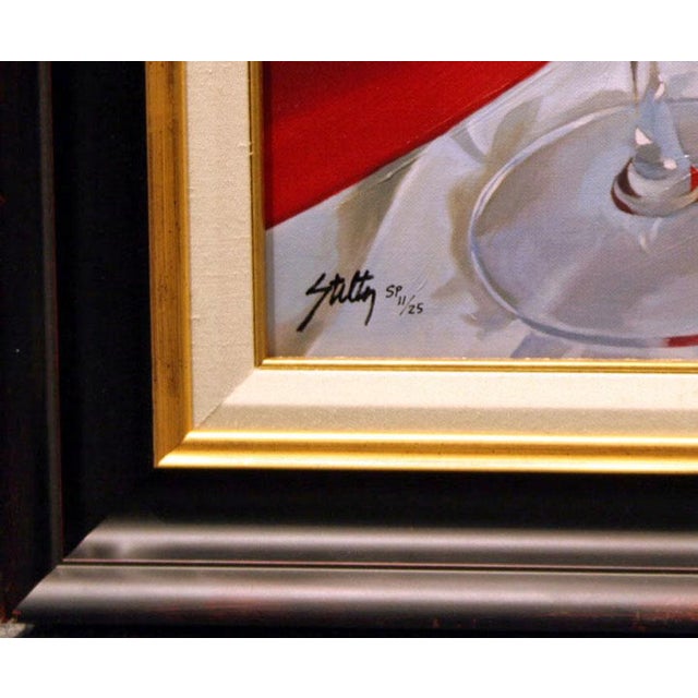 Impressionist Thomas Stiltz, 100 Percent Cabernet, Sn Special Proof Art Le Wine Artwork Obo For Sale - Image 3 of 3