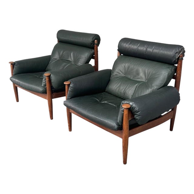 Lounge Chairs by Eric Merthen for Ire Möbel Ab, 1960s, Set of 2 For Sale