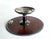 Dunhill 1950s Silver Plate Cake Stand With Faux Wood Formica Surface For Sale - Image 4 of 13