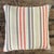 Late 20th Century Vintage Tilton Fenwick for Duralee Striped Cotton Throw Pillow For Sale - Image 5 of 14