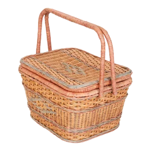 Wicker Picnic Hamper Basket