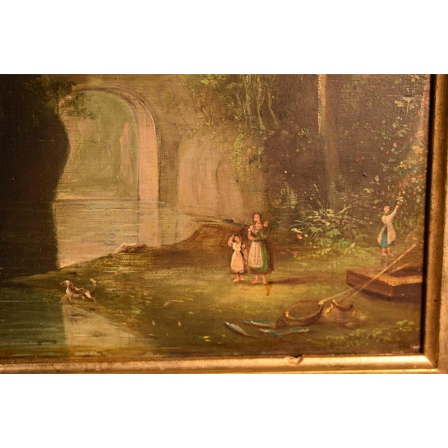 This enchanting is reminiscent of a famous painting entitled "Passage to the Temple of Sybil of Tivoli" painted by Paul...