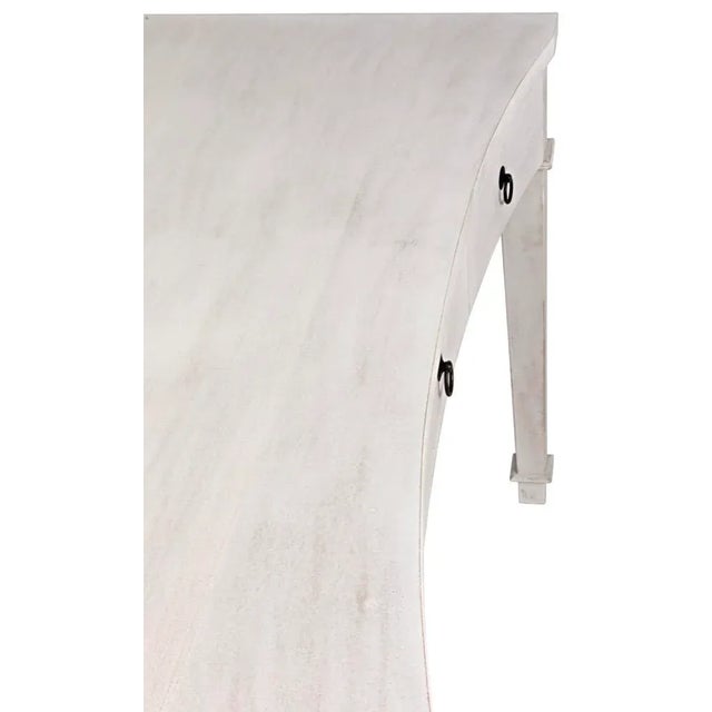 NOIR Curba Desk, White For Sale - Image 11 of 12