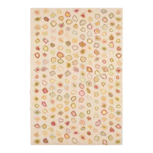 Dash & Albert by Annie Selke Cat's Paw Pastel Micro Hooked Wool Rug, 4' x 6'