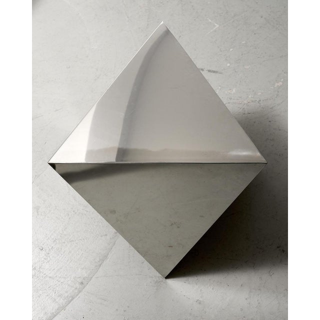 Polygon Stainless Steel Elements, 1970s, Set of 8 For Sale - Image 14 of 17