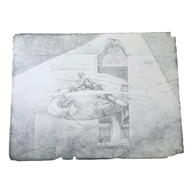 Moebius (Jean Giraud), Airtight Garage, 1980s, Lithograph For Sale