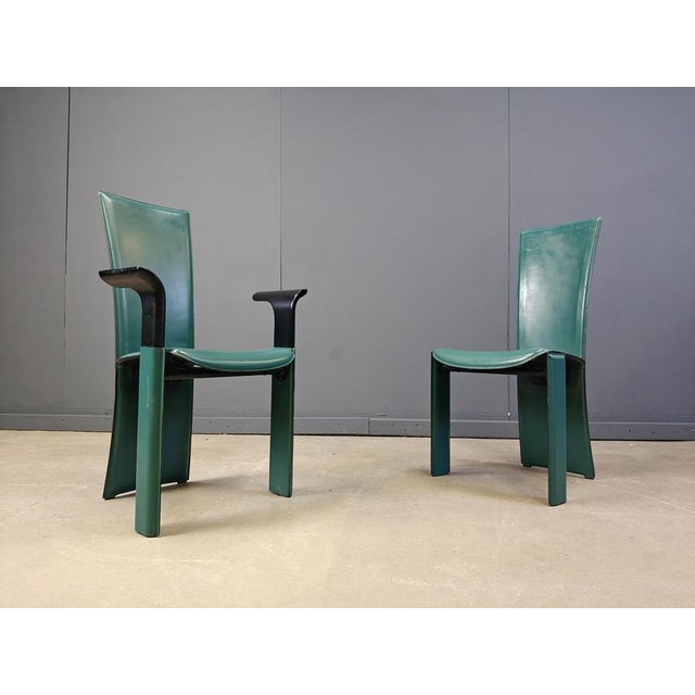Vintage Dining Chairs attributed to Pietro Costantini, 1980s, Set of 6 For Sale - Image 3 of 12