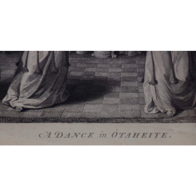 "A Dance in Otaheite" (Tahiti): An Original 18th Century Engraving From Captain Cook's 3rd Voyage, 1784 For Sale - Image 4 of 7
