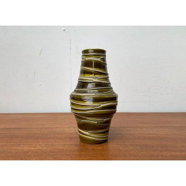 Mid-Century West German Pottery WGP Vase from Ilkra Edelkeramik, 1960s For Sale - Image 6 of 11
